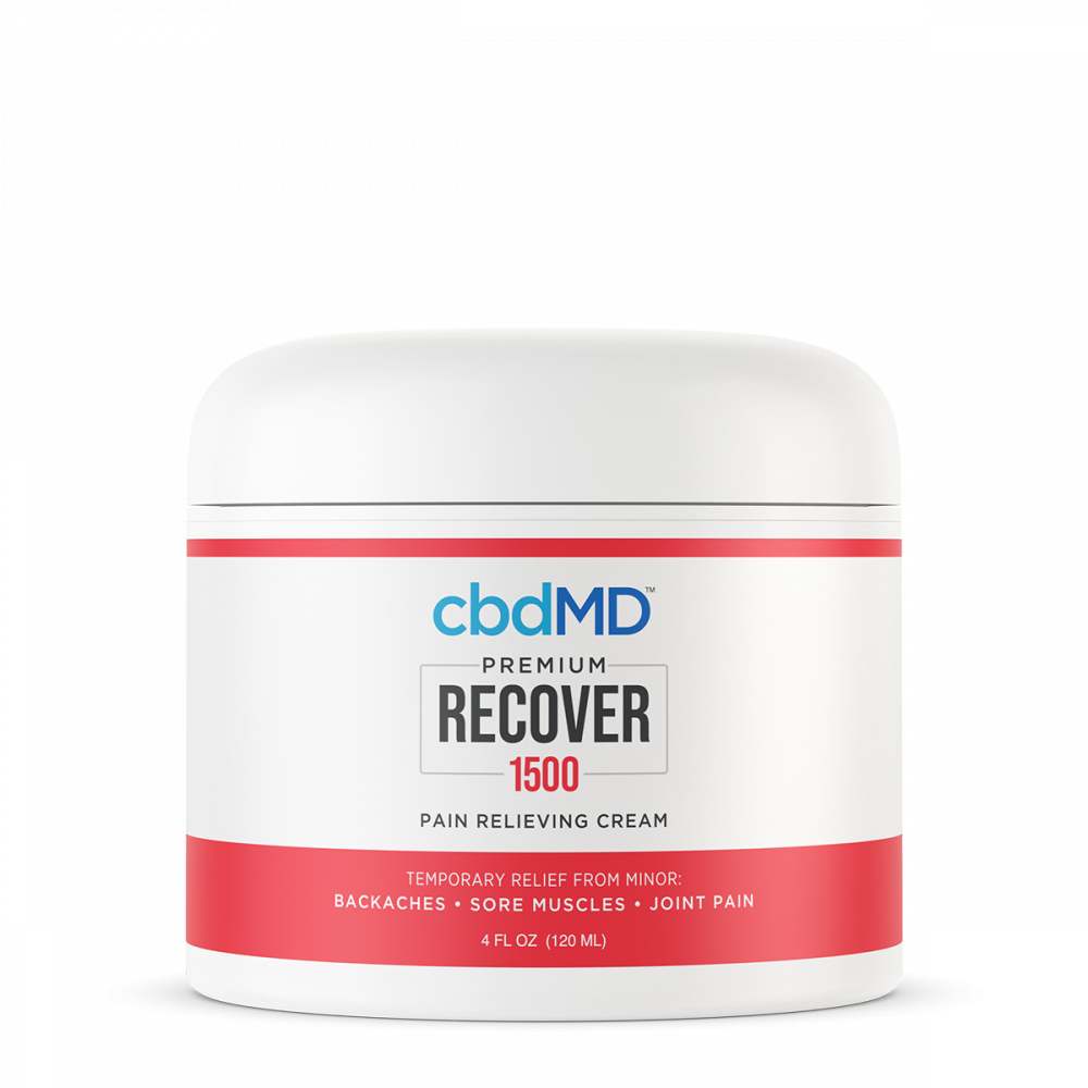 Crema CBD Recover para dolores - 120 ML - 1500 MG | CBDMD